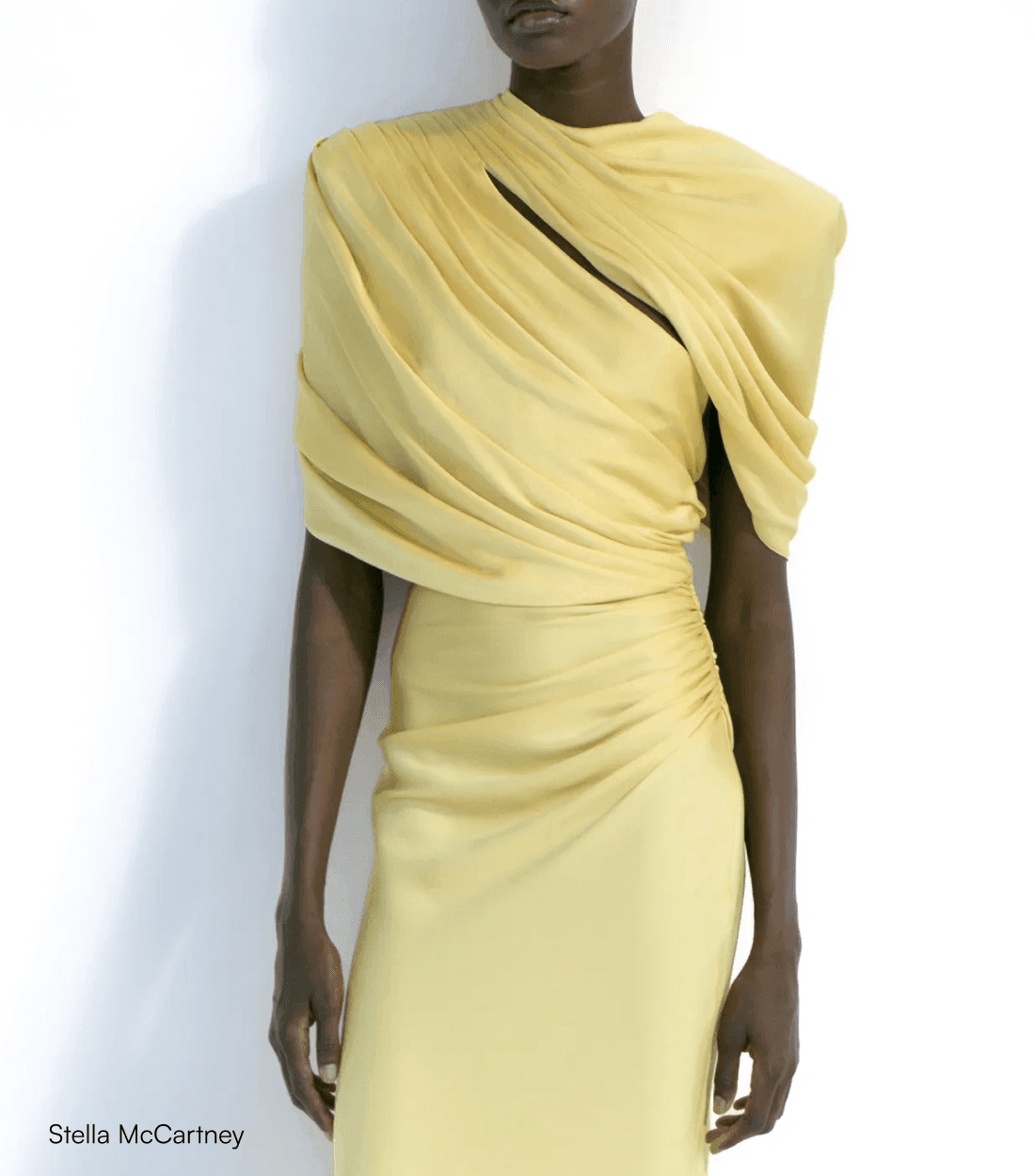 Wraps and Drapes : Wrap dress, drapped dress from Stella McCartney