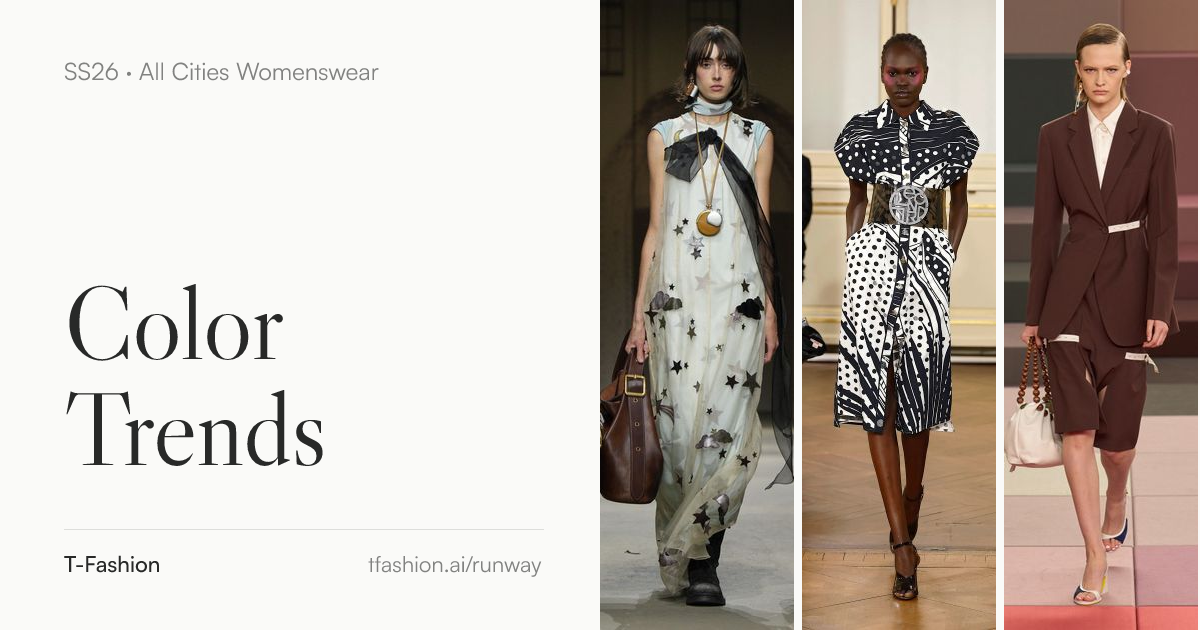 Spring 2026 Color Trends from the Runways | T-Fashion